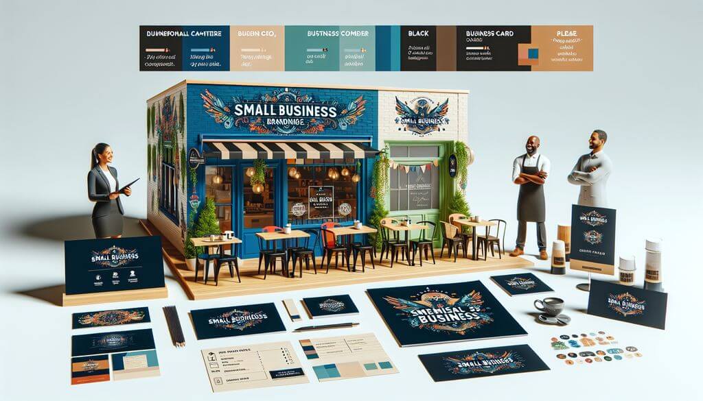 Small business owner's colorful cafe with outdoor seating and visible branding elements, highlighting the importance of branding.